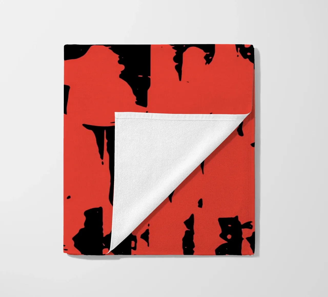 Modello grunge telo mare da Kim Hubball Studio