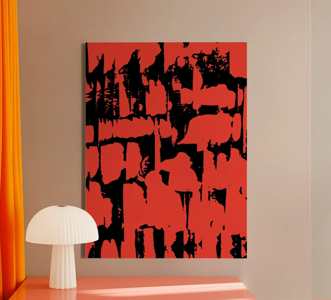 Modello grunge tela da Kim Hubball Studio