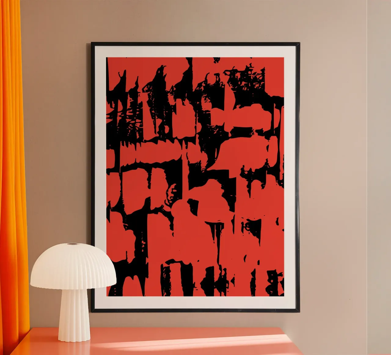 Modello grunge poster da Kim Hubball Studio