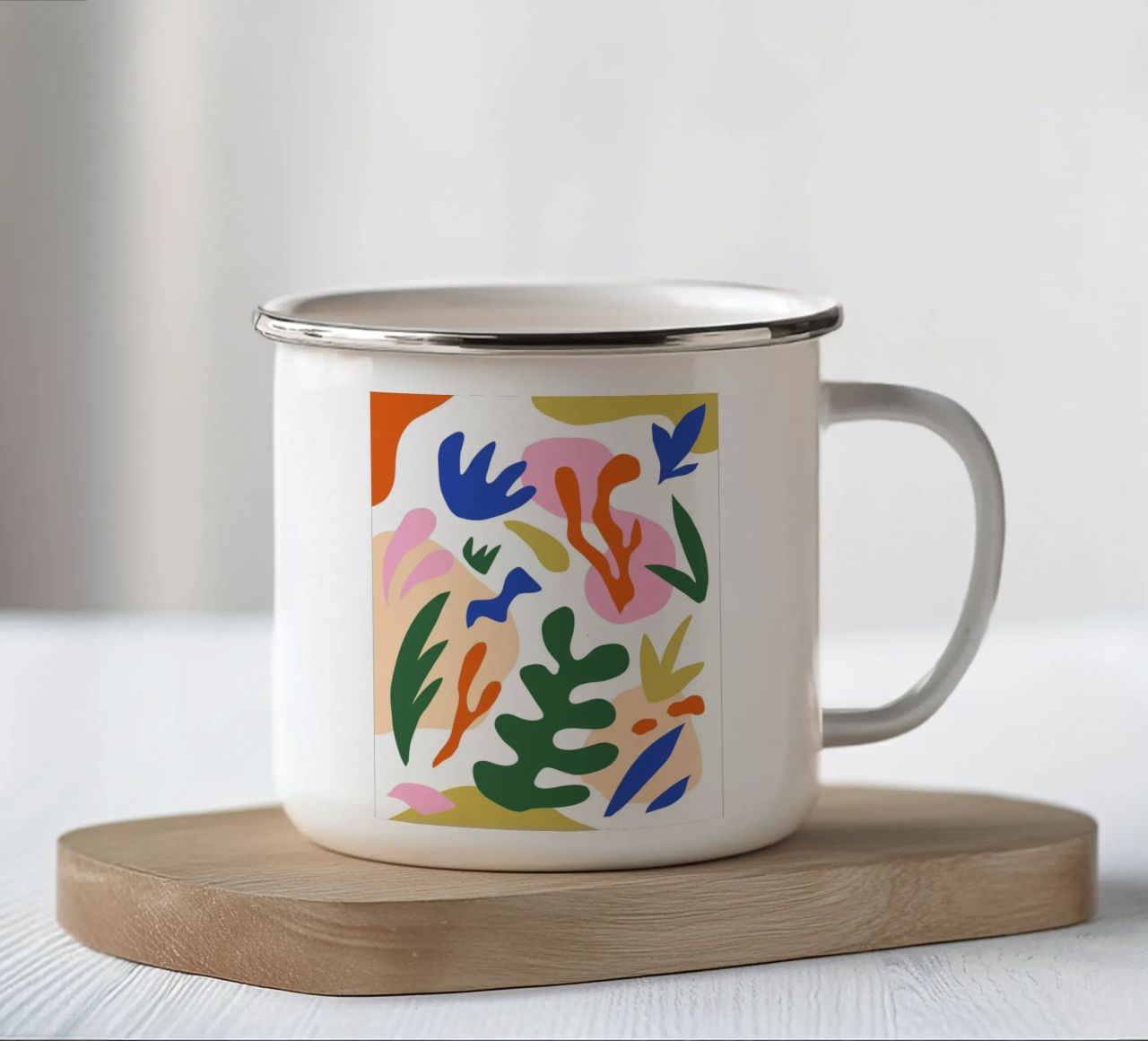 Matisse Beach Vibes tazza in smalto da Kim Hubball Studio