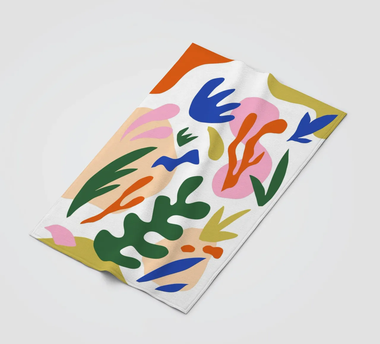Matisse Beach Vibes coperta in pile da Kim Hubball Studio