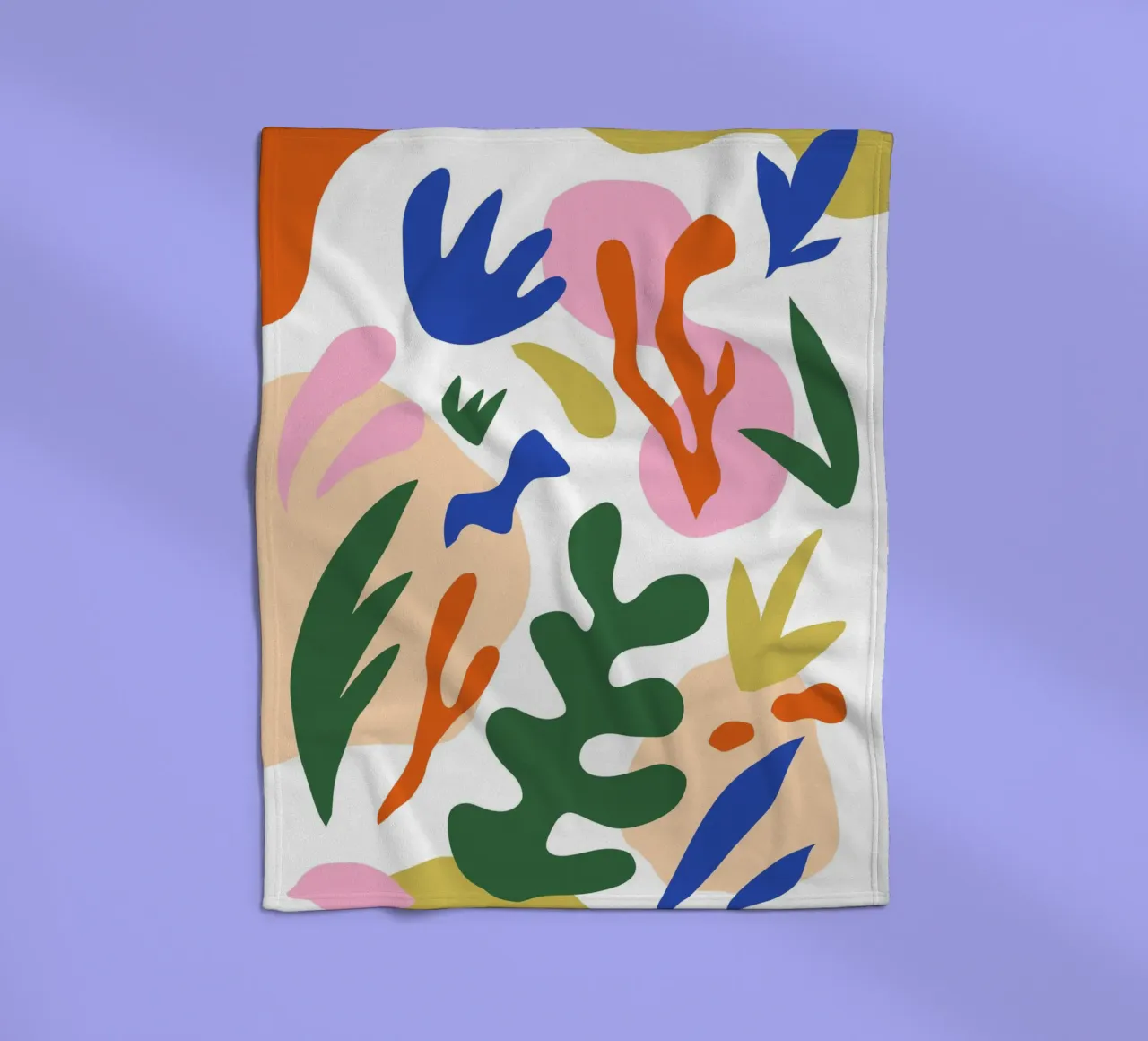Matisse Beach Vibes coperta in pile da Kim Hubball Studio