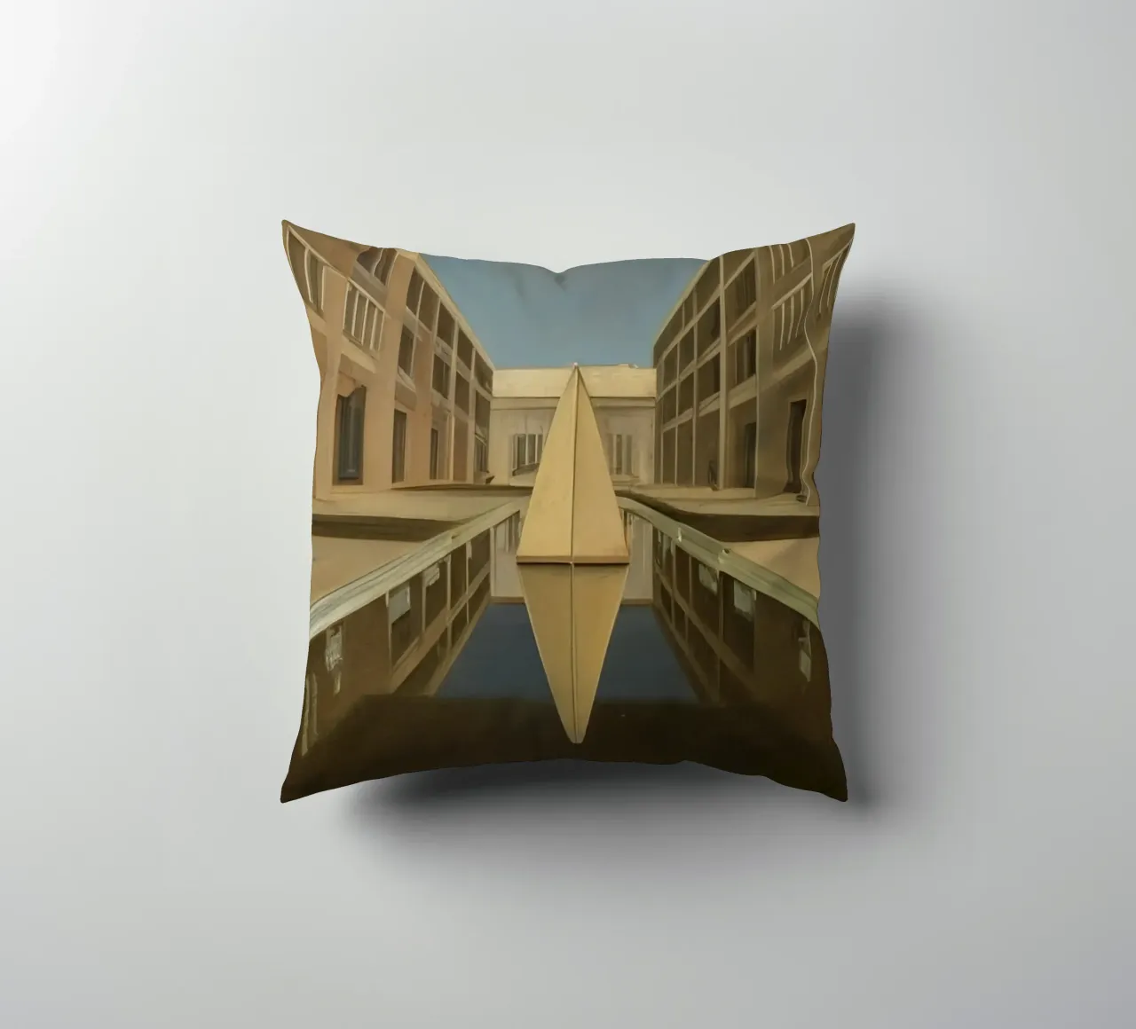 Cortile interno cuscino da Abstract Art by LK