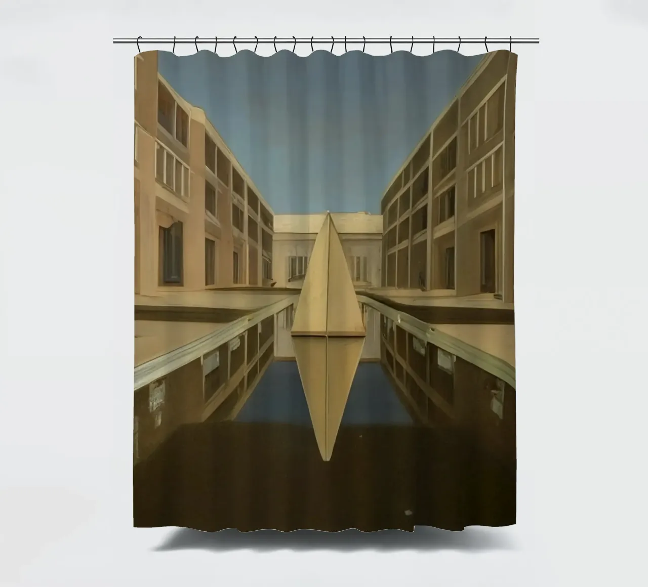 Cortile interno tenda da doccia da Abstract Art by LK