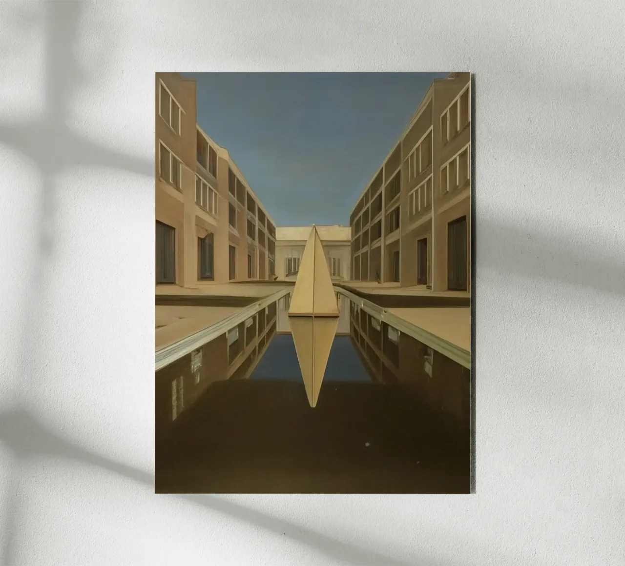 Cortile interno alluminio dibond da Abstract Art by LK