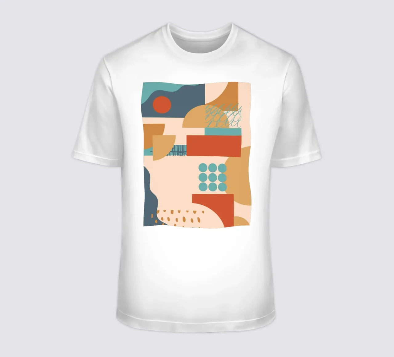 Caldo geometrico di metà secolo t-shirt da Kim Hubball Studio