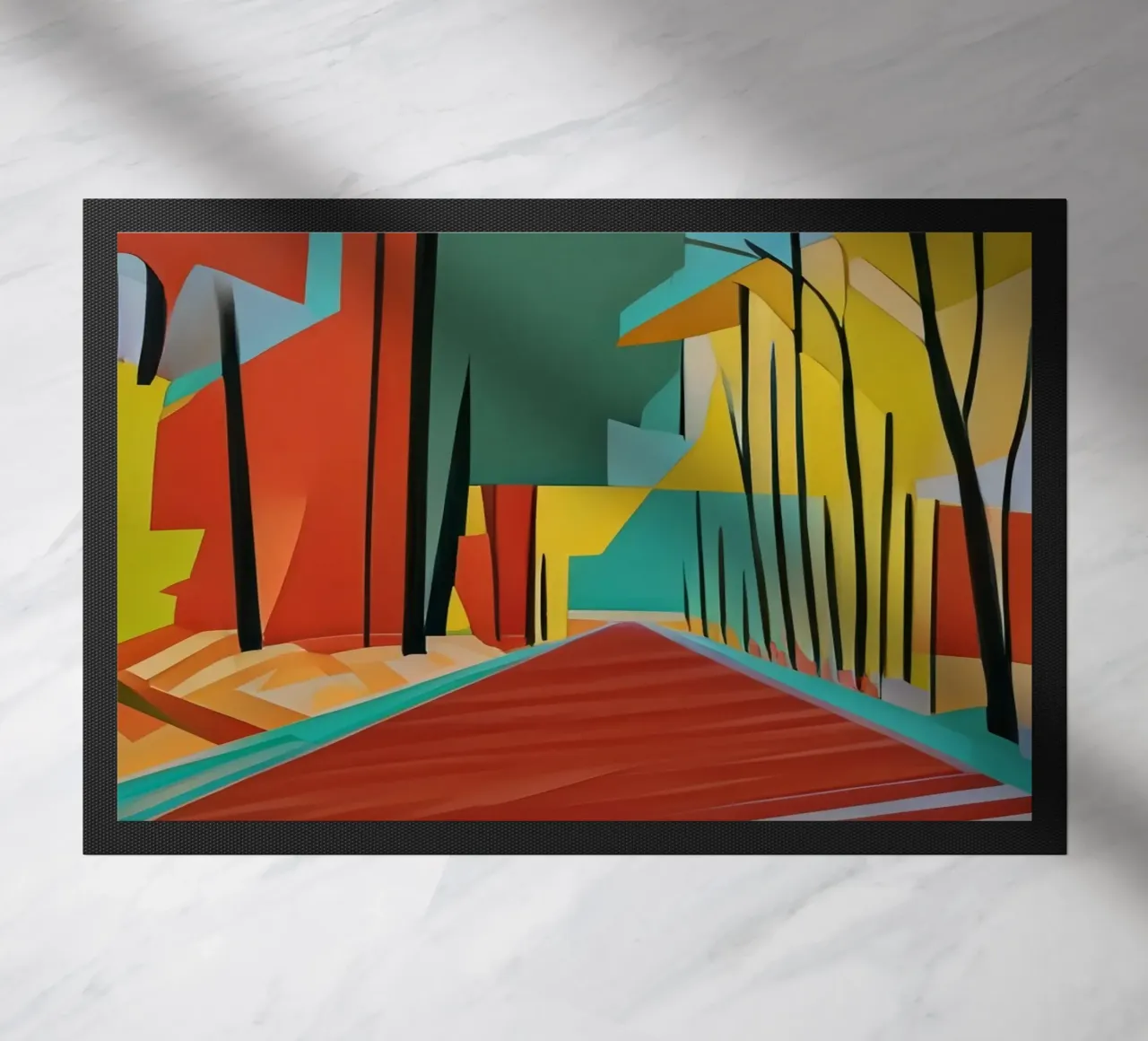 Waldweg_2 zerbino da Abstract Art by LK