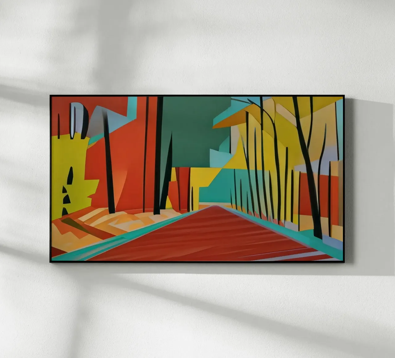 Waldweg_2 plexiglass da Abstract Art by LK