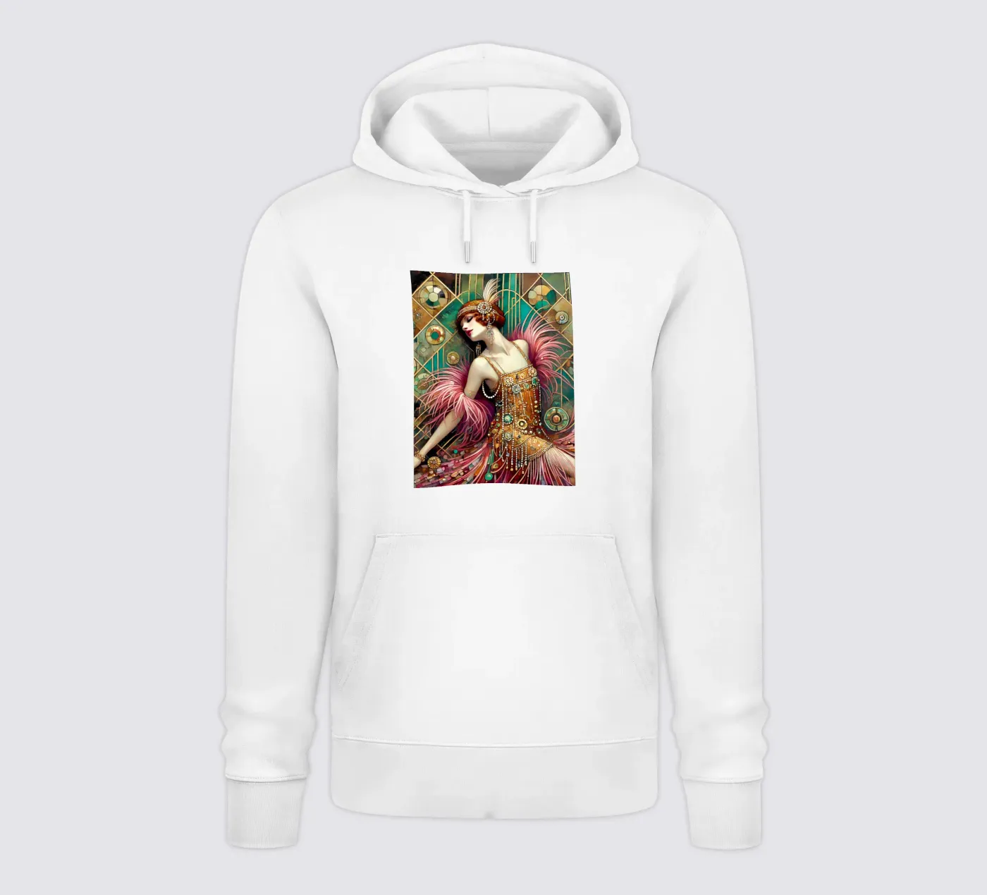 Flapper Dancer hoodie van Art-Nouveau-Dsg