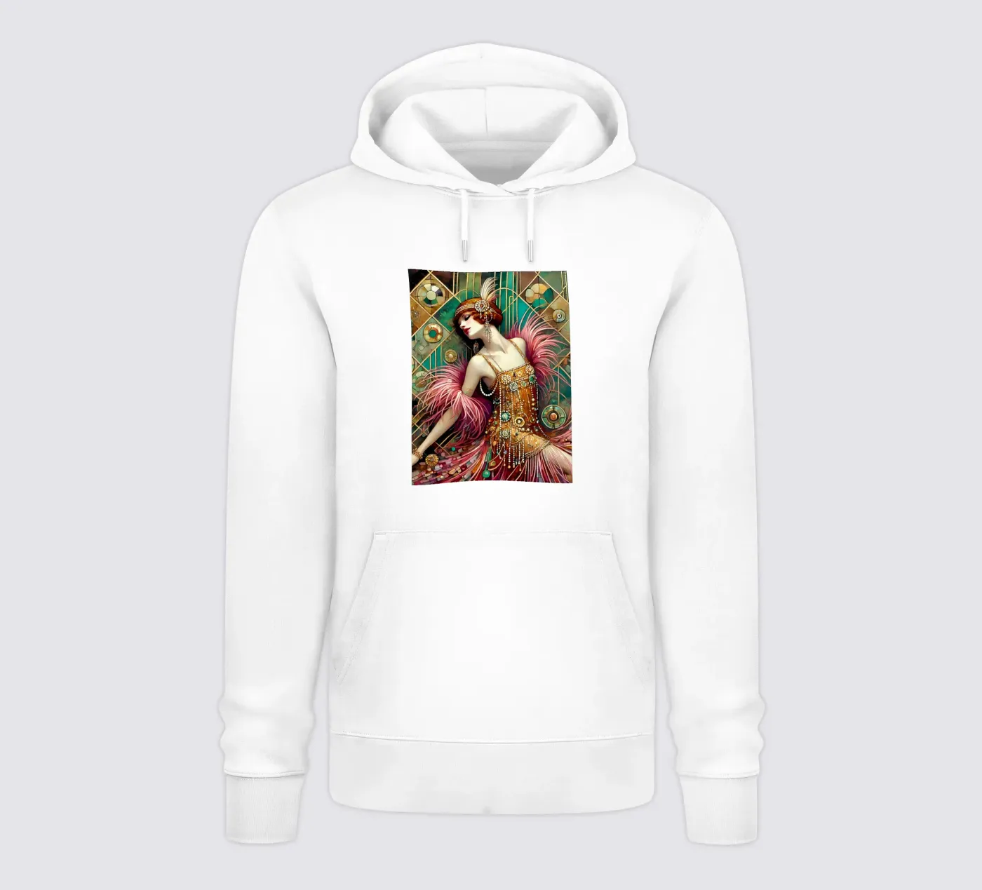 Flapper Dancer hoodie van Art-Nouveau-Dsg
