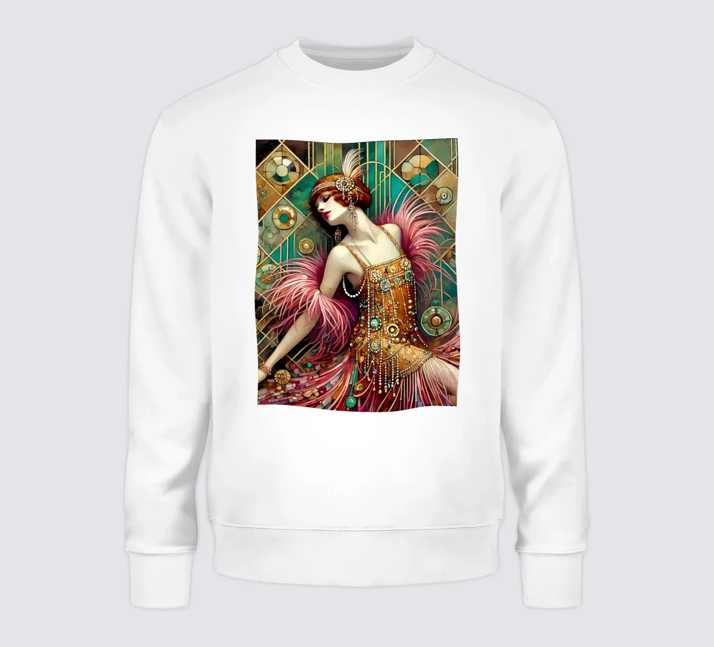 Flapper Dancer sweatshirt by Art-Nouveau-Dsg