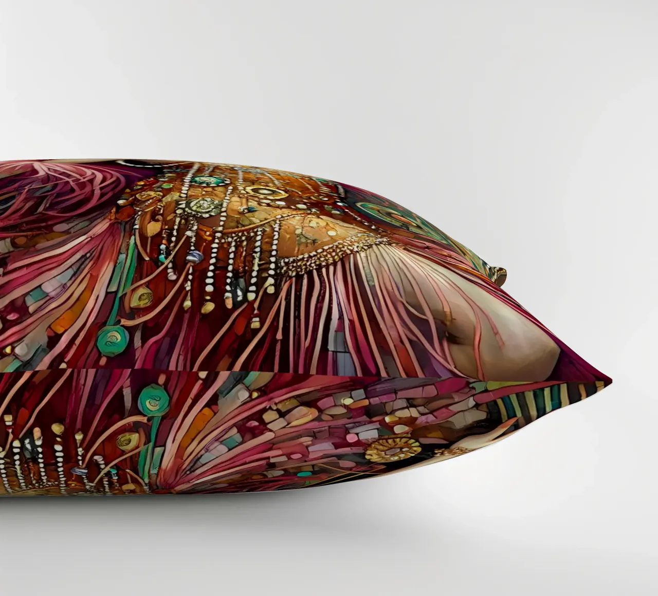 Flapper Dancer cuscino da Art-Nouveau-Dsg