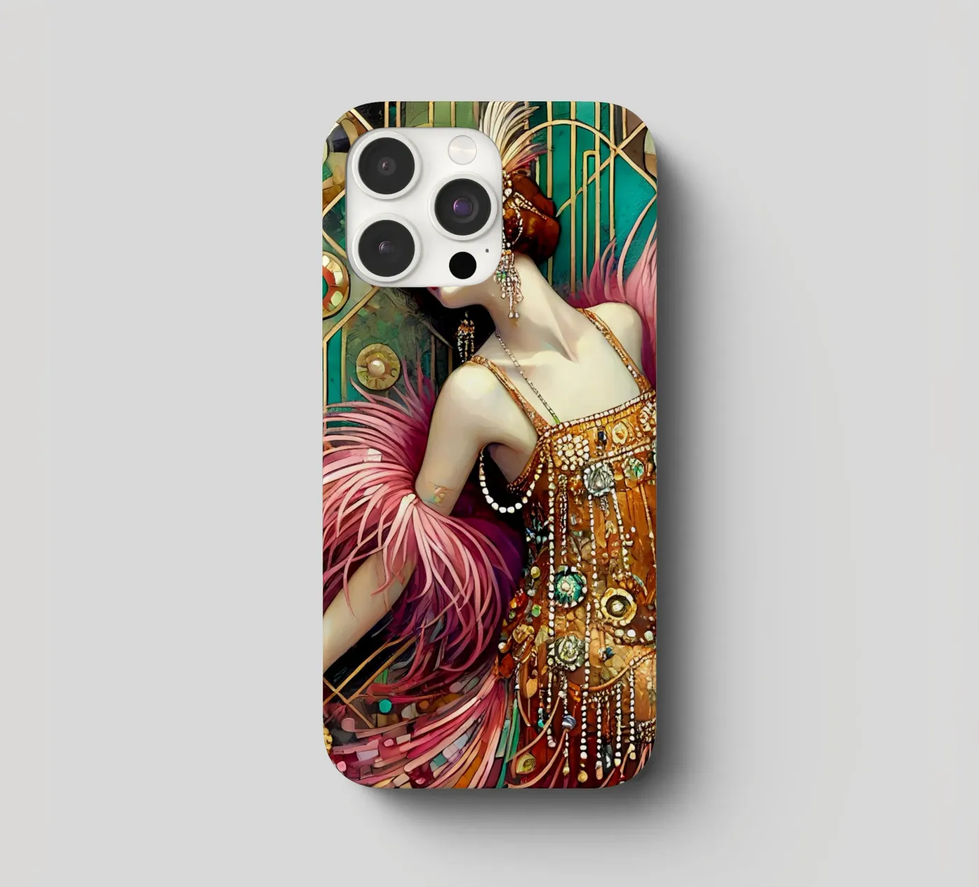 Flapper Dancer iphone case by Art-Nouveau-Dsg