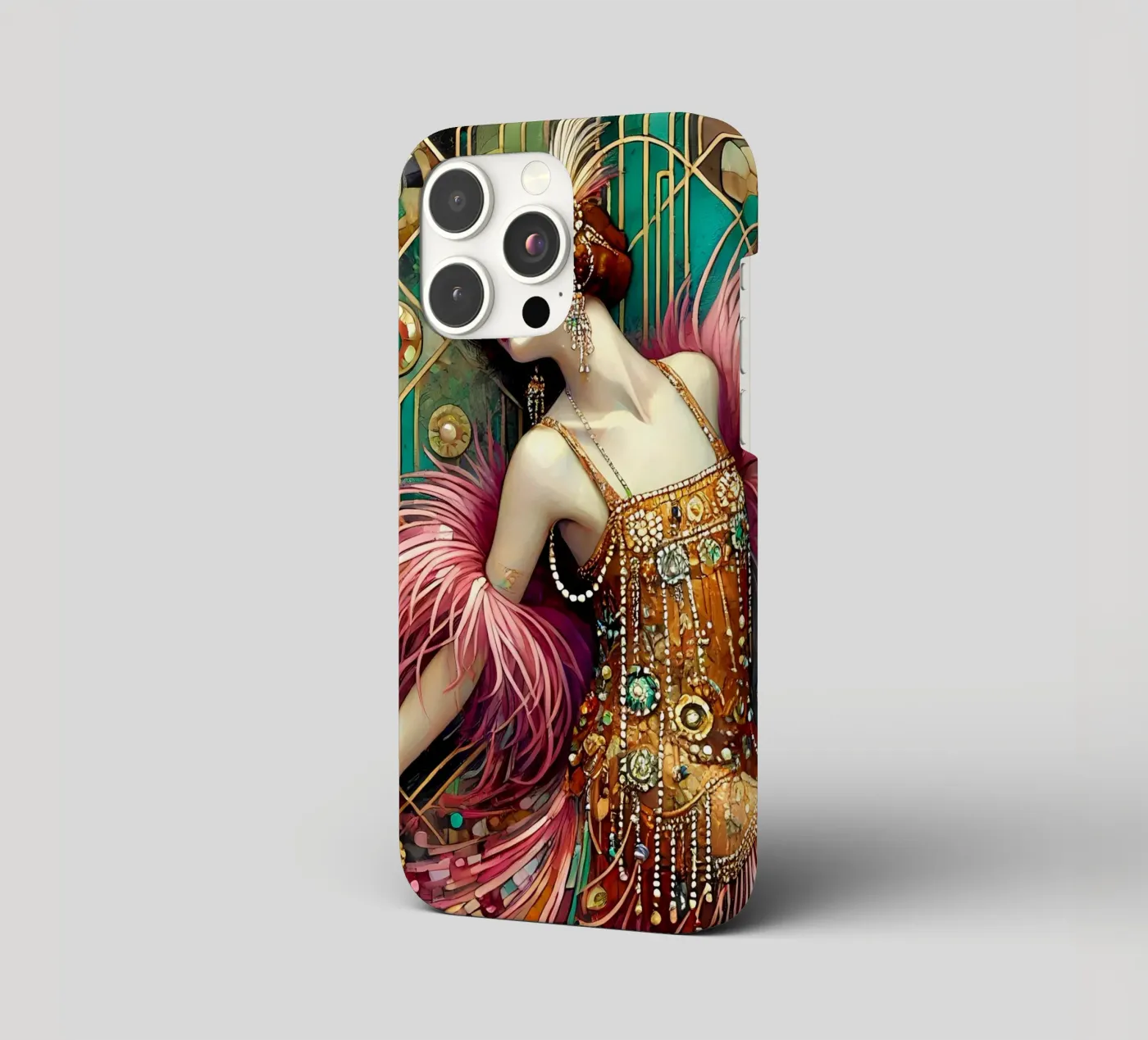 Flapper Dancer iphone case by Art-Nouveau-Dsg
