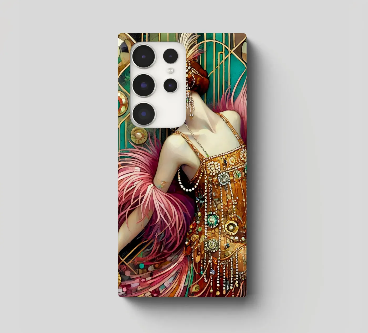 Flapper Dancer samsung hoesje van Art-Nouveau-Dsg