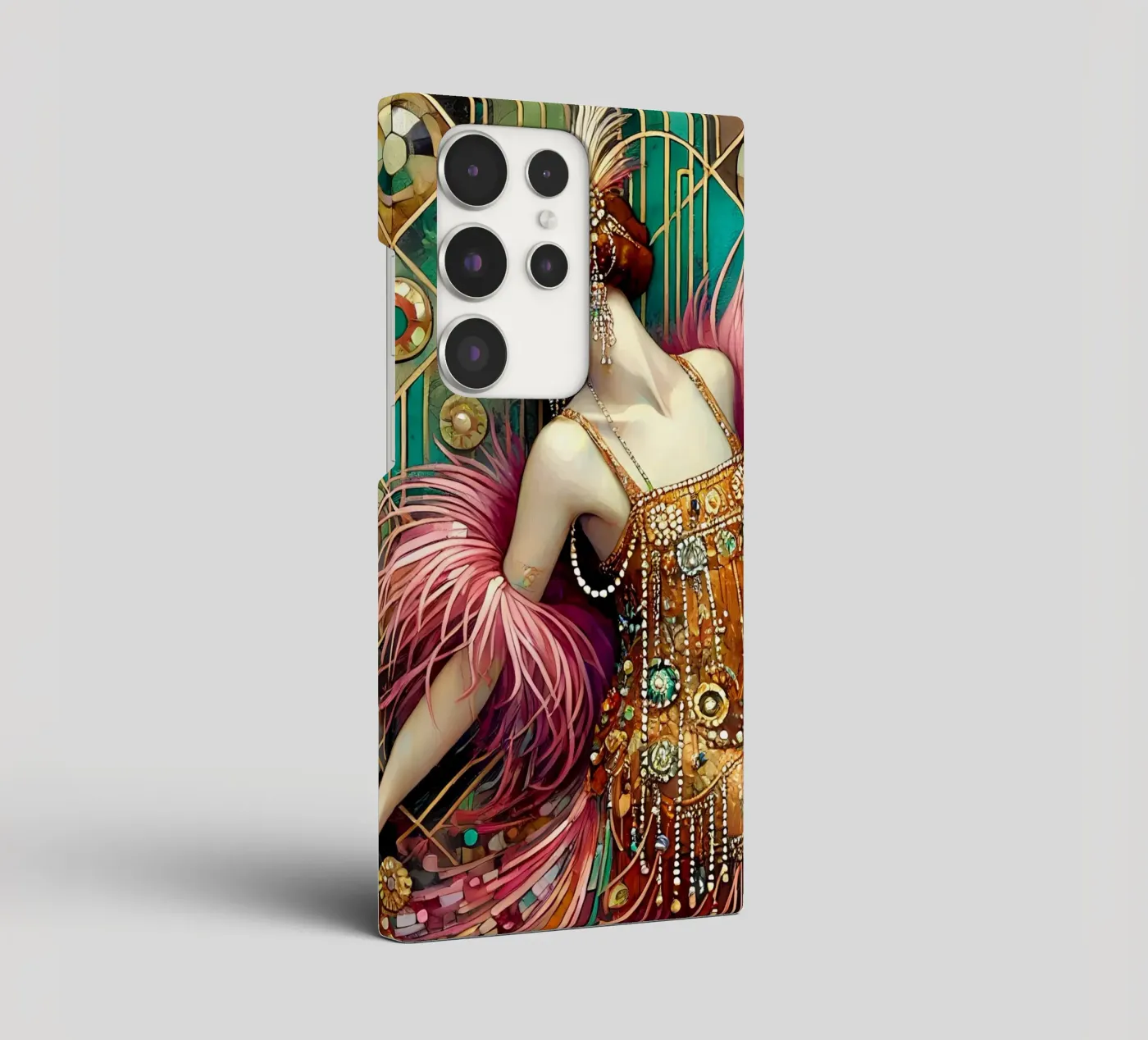 Flapper Dancer samsung hoesje van Art-Nouveau-Dsg