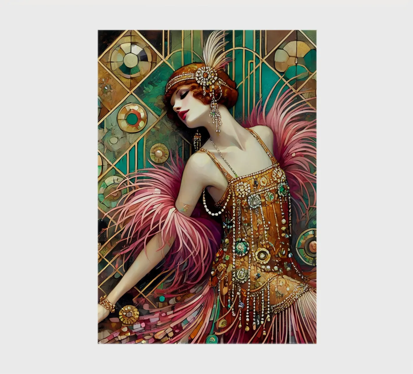 Flapper Dancer notebook by Art-Nouveau-Dsg