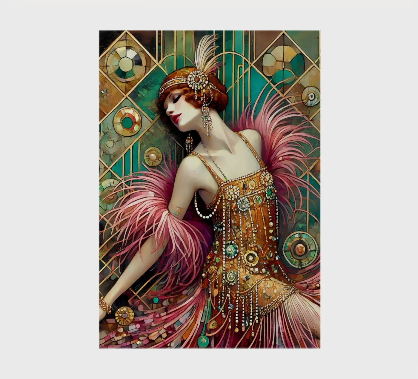 Flapper Dancer notebook by Art-Nouveau-Dsg