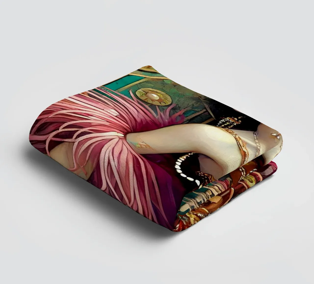 Flapper Dancer asciugamano da bagno da Art-Nouveau-Dsg