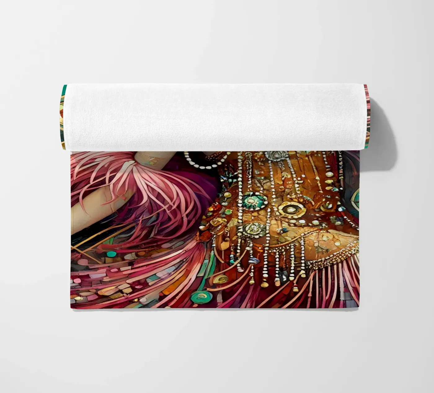 Flapper Dancer serviette de plage de Art-Nouveau-Dsg