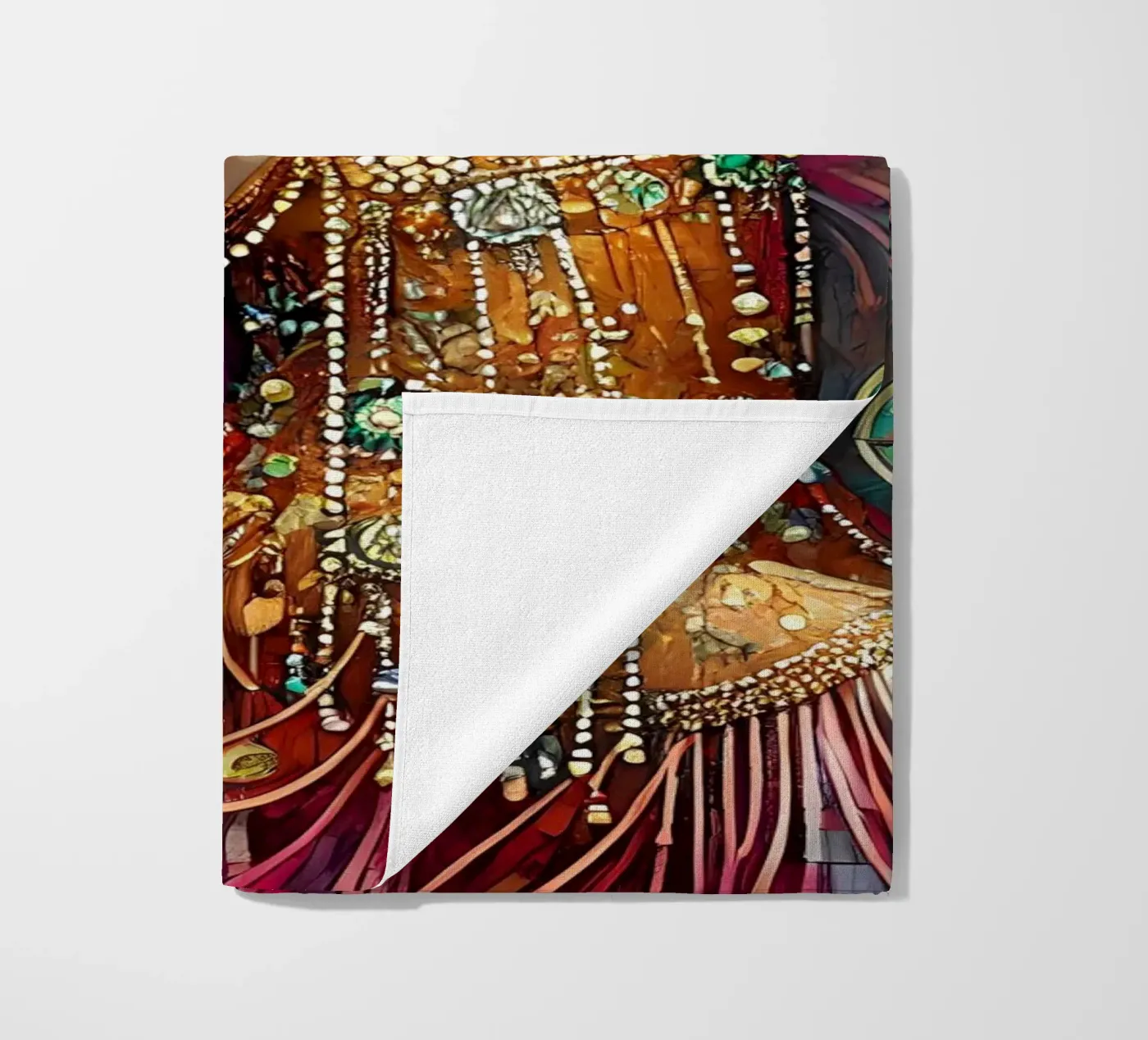 Flapper Dancer Strandtuch von Art-Nouveau-Dsg