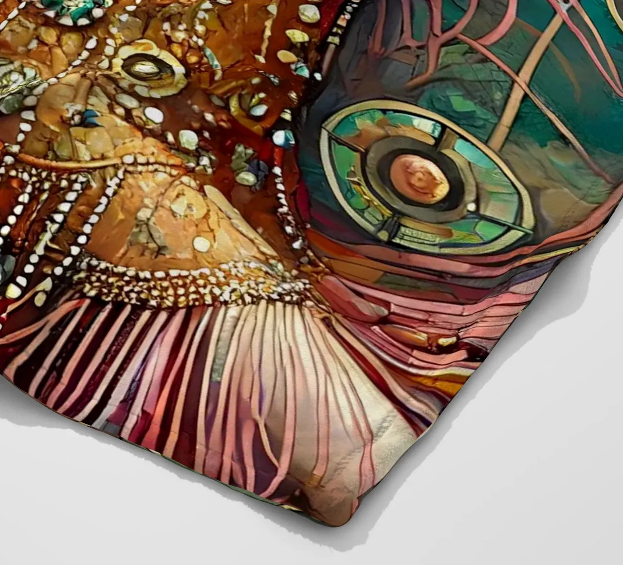 Flapper Dancer coperta in pile da Art-Nouveau-Dsg