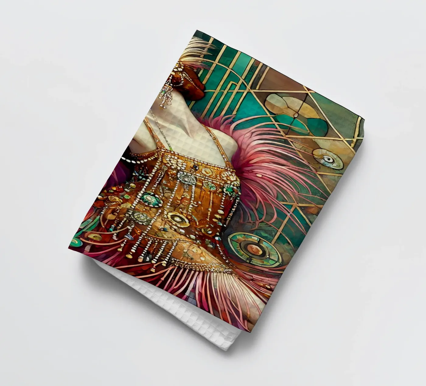 Flapper Dancer torchon de Art-Nouveau-Dsg