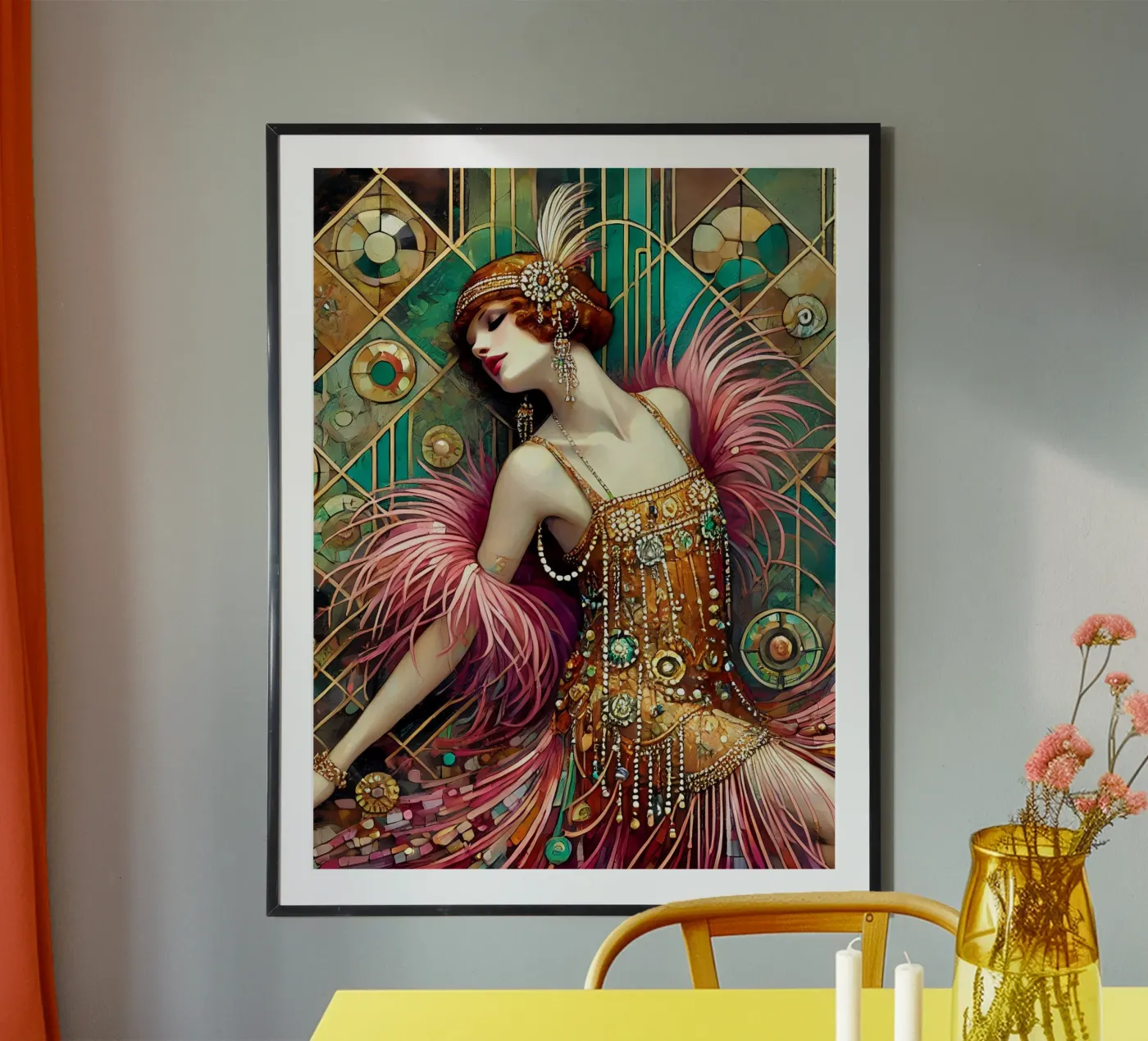 Flapper Dancer Poster von Art-Nouveau-Dsg