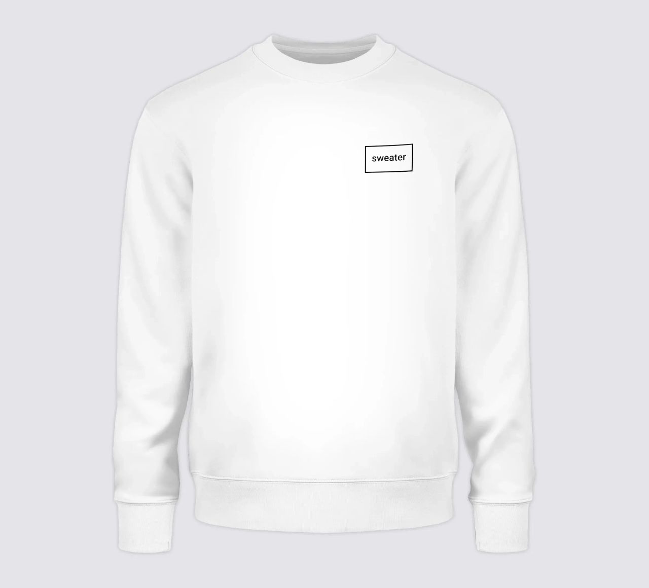 sweater sweat de the real minimalist