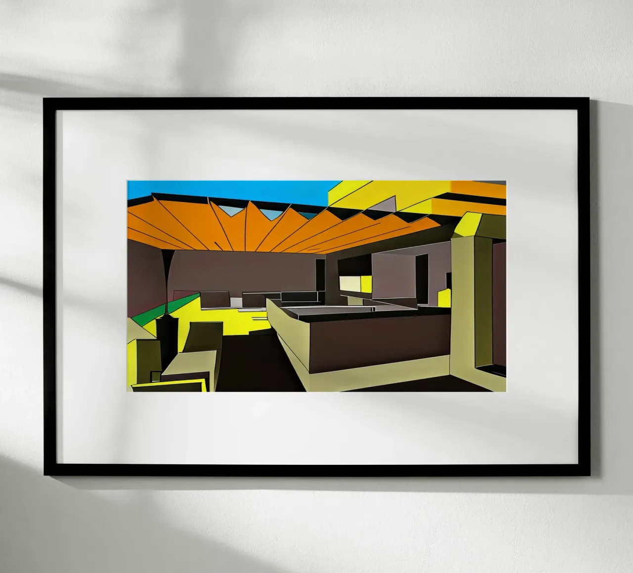 Lounge della piscina poster da Abstract Art by LK