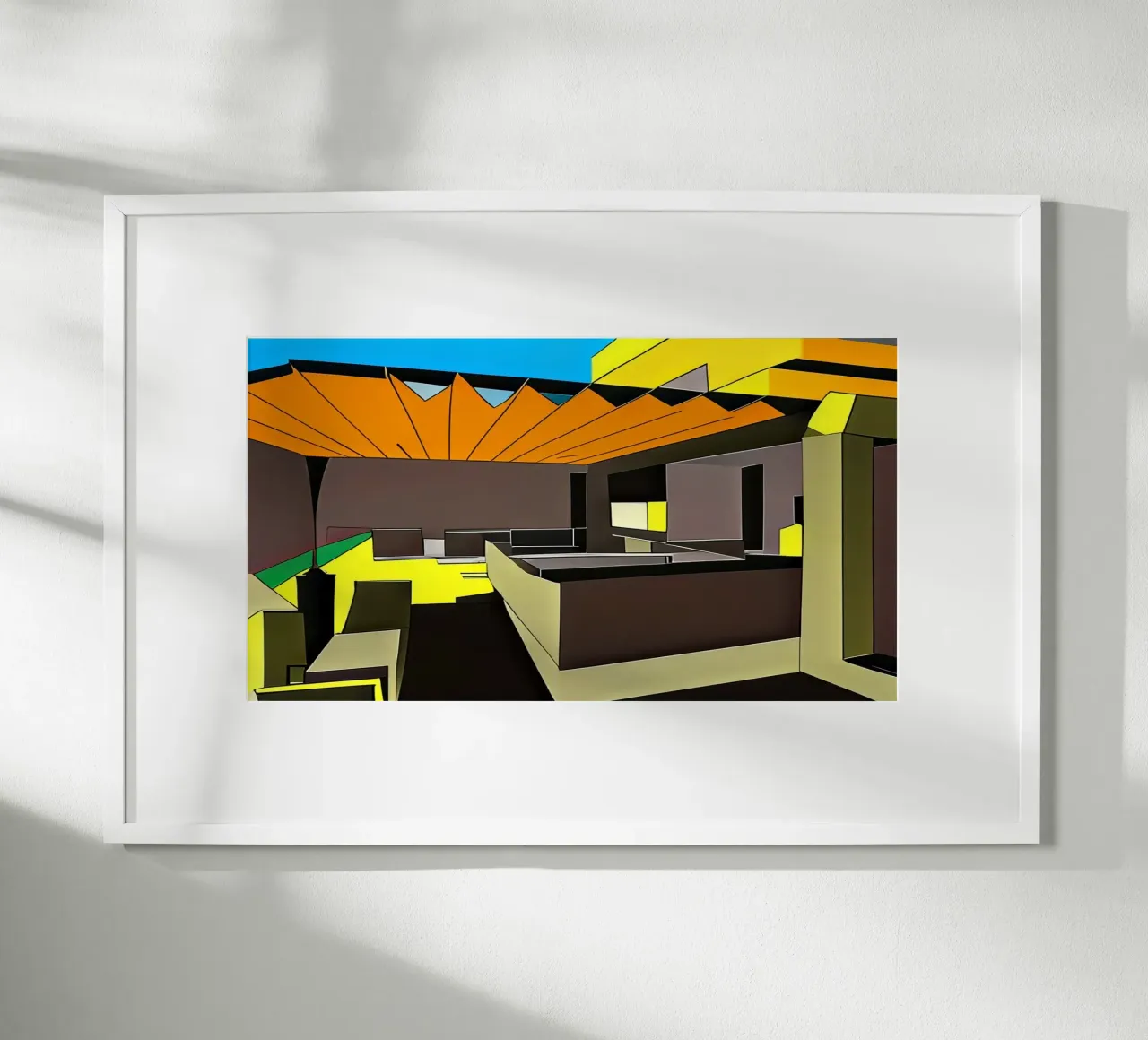 Lounge della piscina poster da Abstract Art by LK