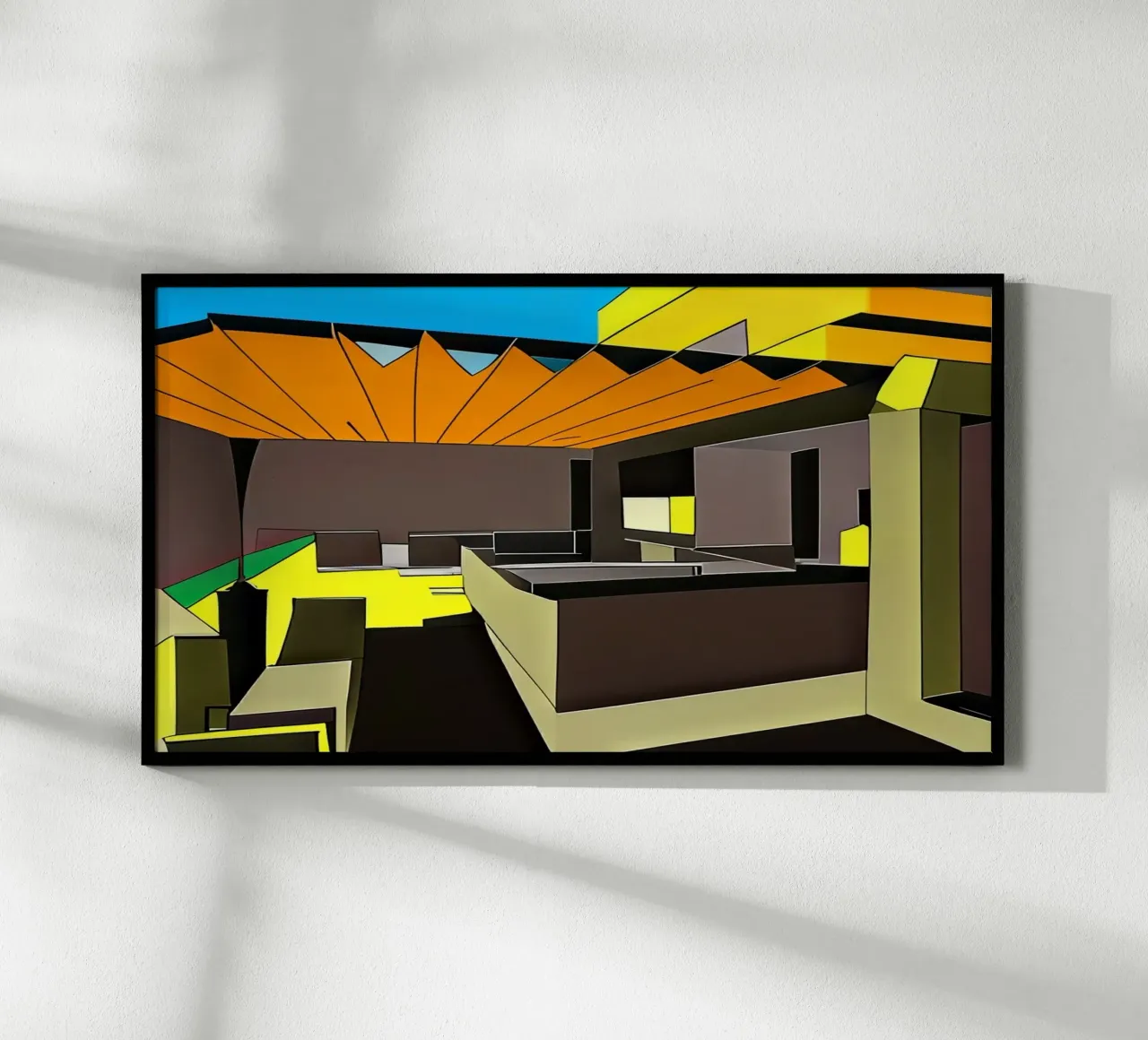 Lounge della piscina poster da Abstract Art by LK