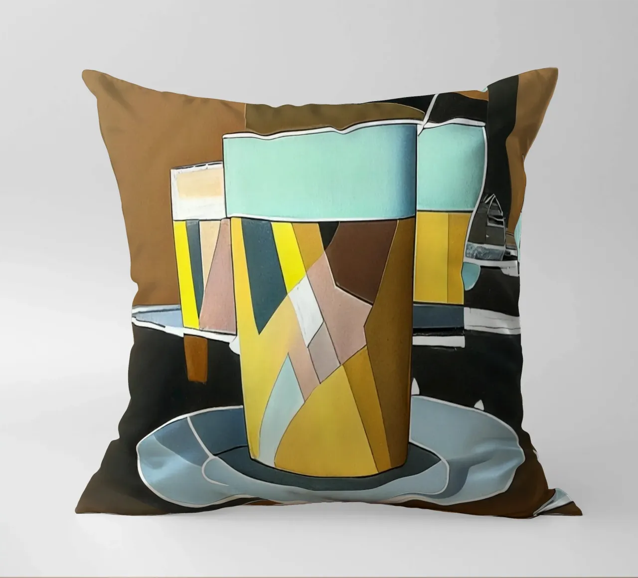 Latte Macchiato cuscino da Abstract Art by LK