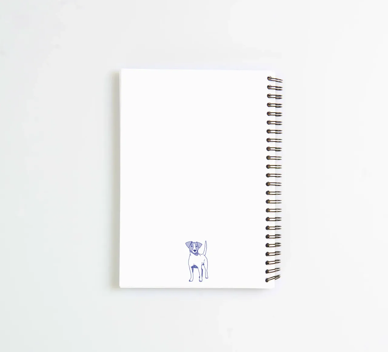 Jack Russell Terrier spiral notebook by Face & Content