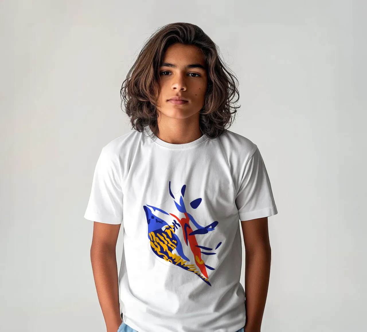 Conchiglia t-shirt bambini da Mariery Young