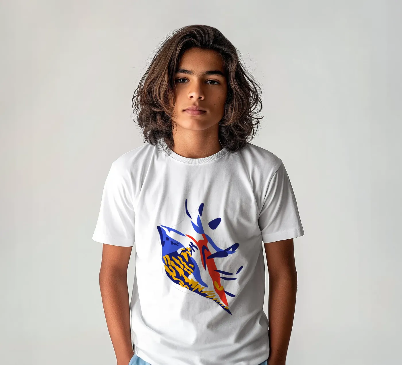 Seashell kids t-shirt by Mariery Young