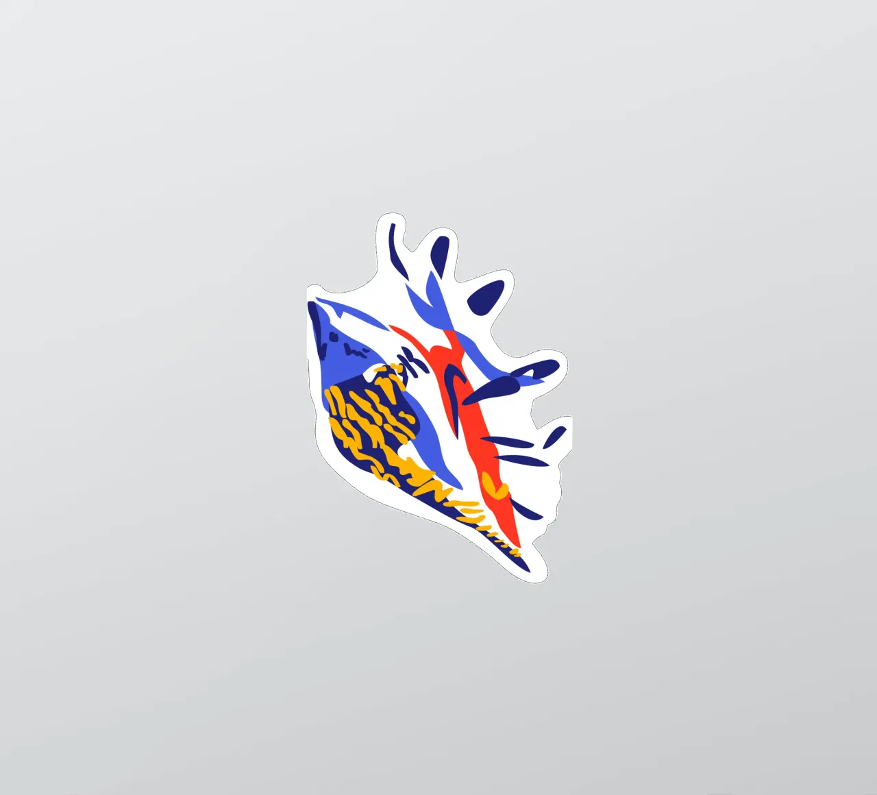 Seashell sticker by Mariery Young