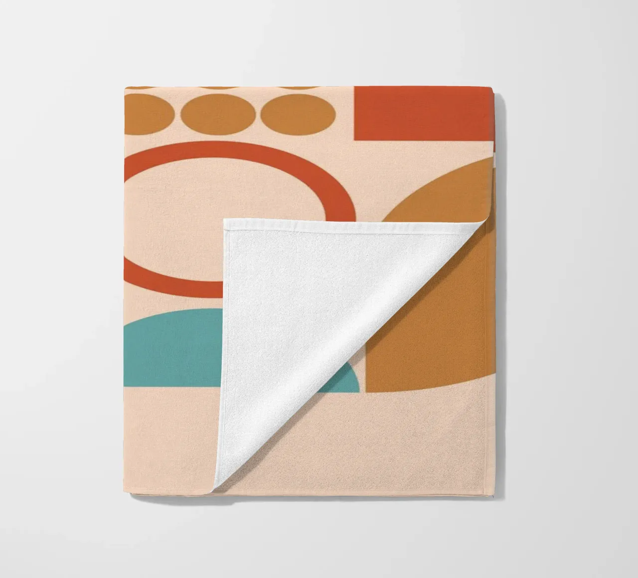 Geometric Pattern Mid Century beach towel by Kim Hubball Studio