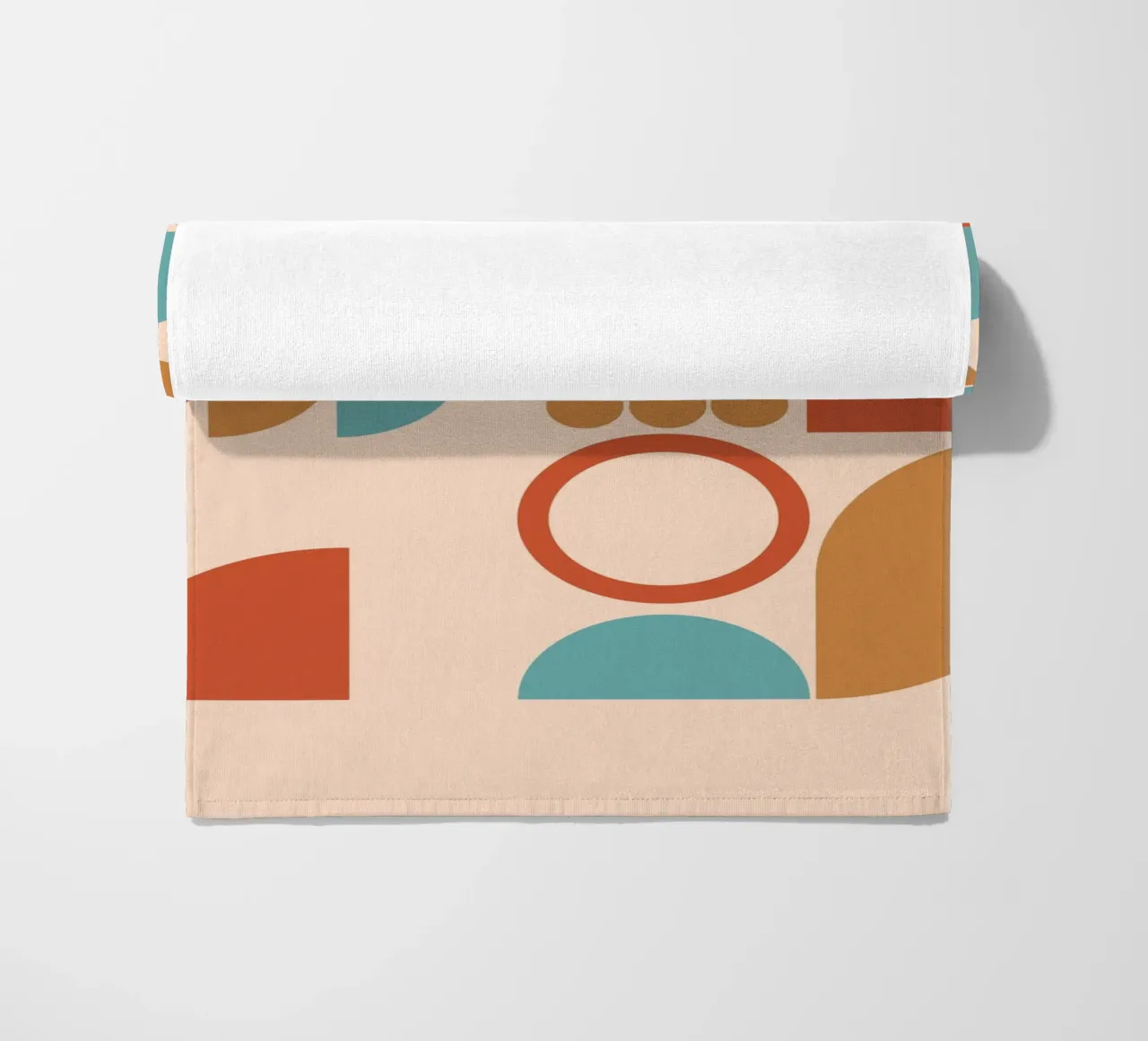 Geometric Pattern Mid Century beach towel by Kim Hubball Studio