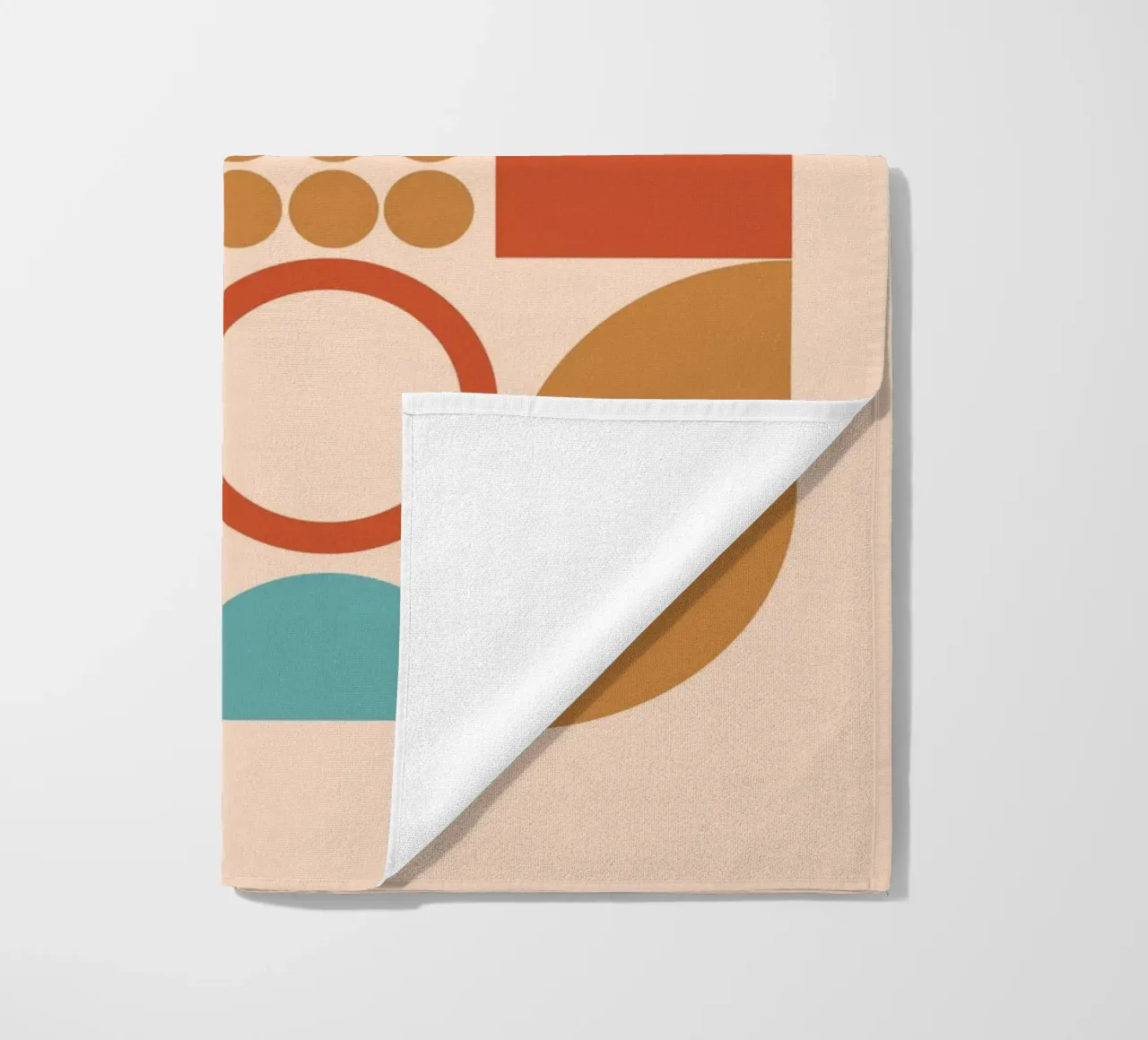 Geometric Pattern Mid Century beach towel by Kim Hubball Studio