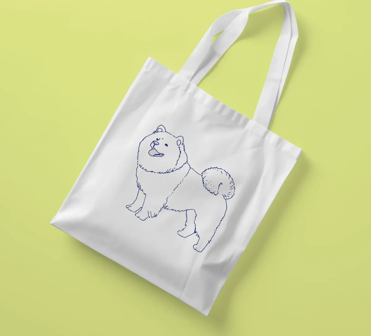 Chow-Chow borsa in juta da Face & Content