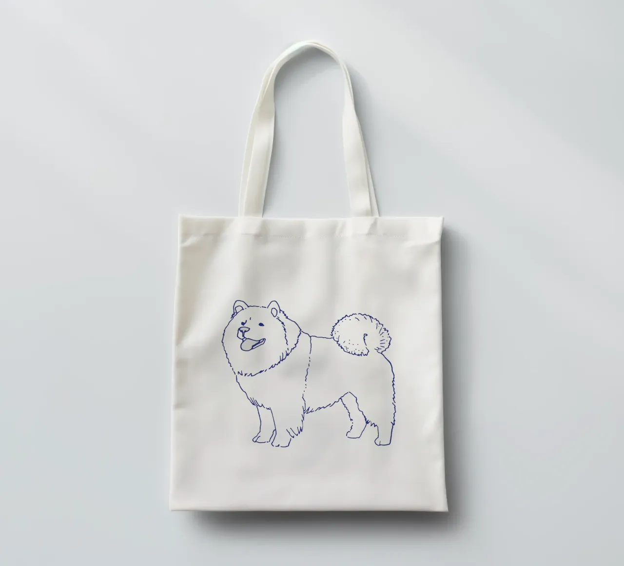 Chow-Chow borsa in juta da Face & Content