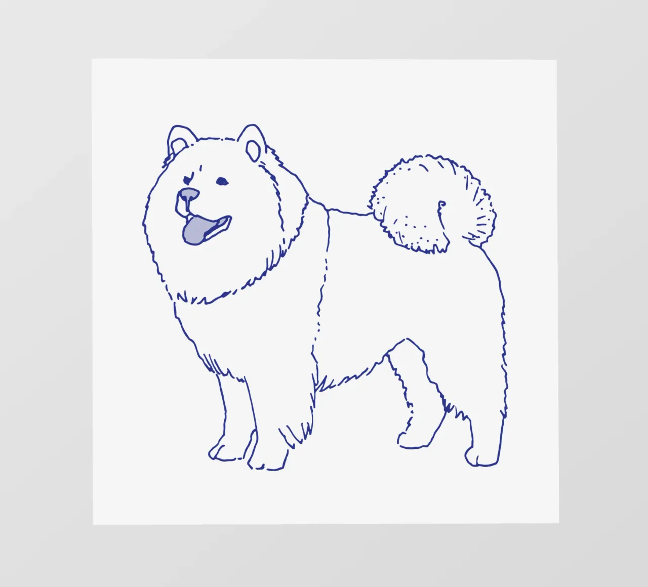 Chow-Chow pellicola backlit da Face & Content