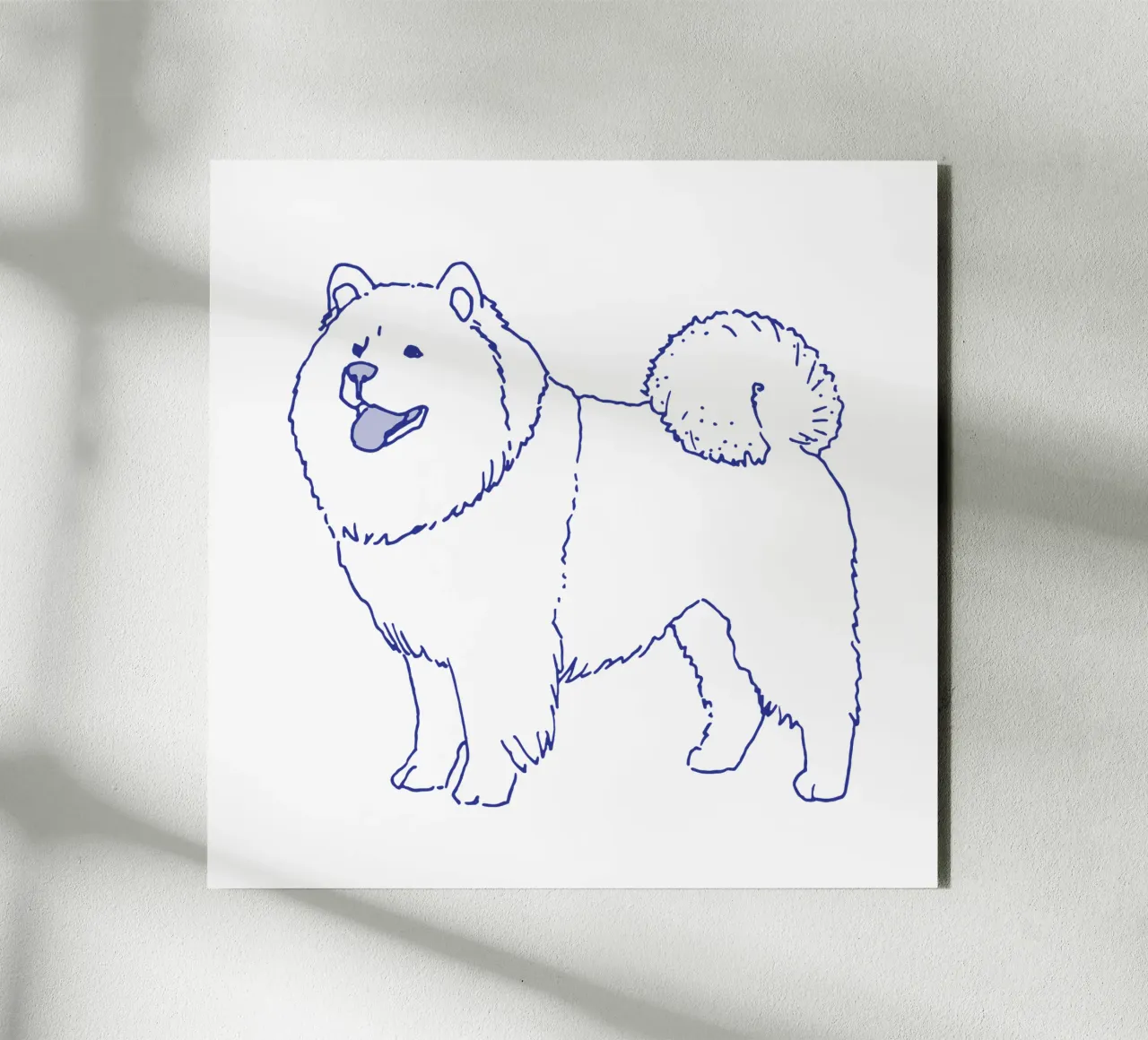 Chow-Chow alluminio dibond da Face & Content