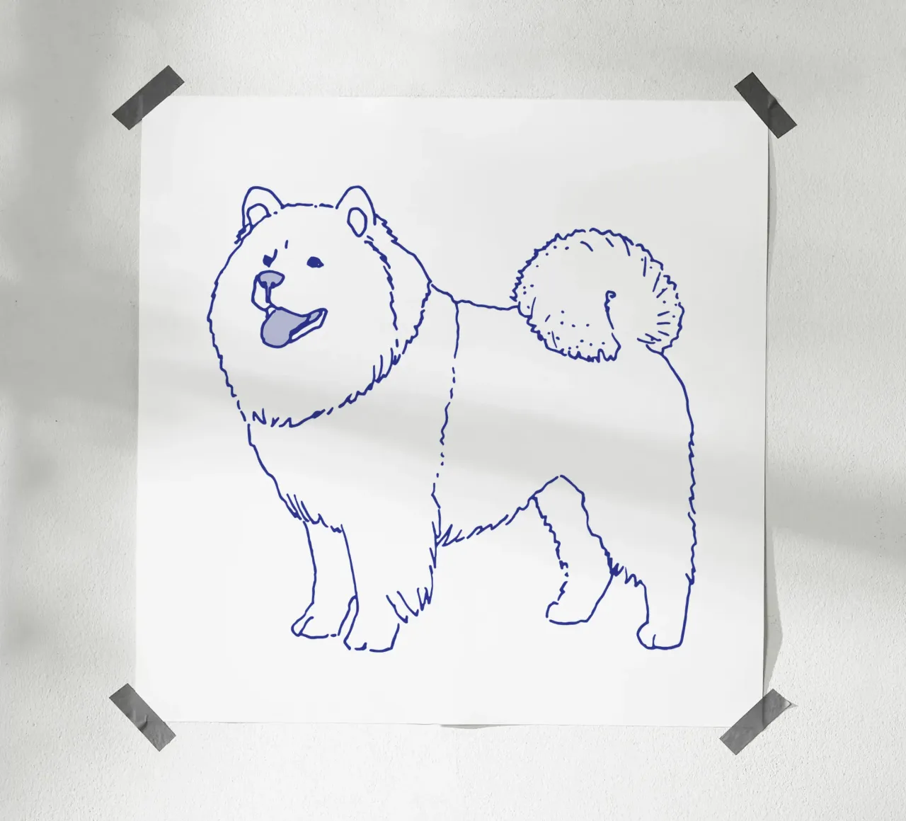 Chow-Chow carta hahnemühle da Face & Content