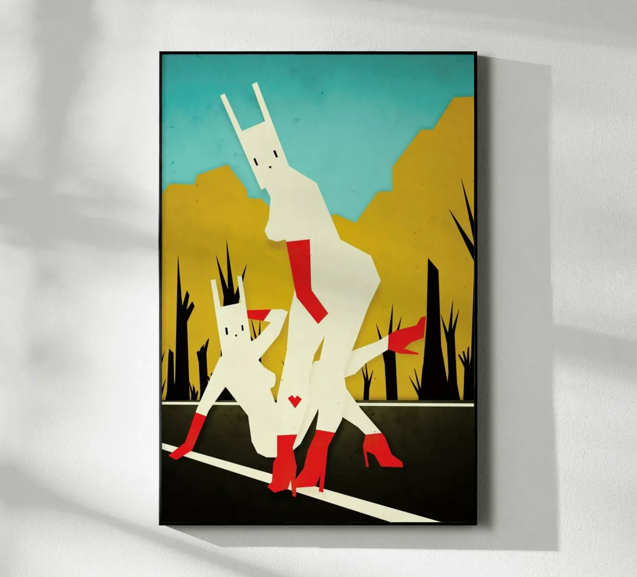 Roadside bunnies plexiglass da Yetiland