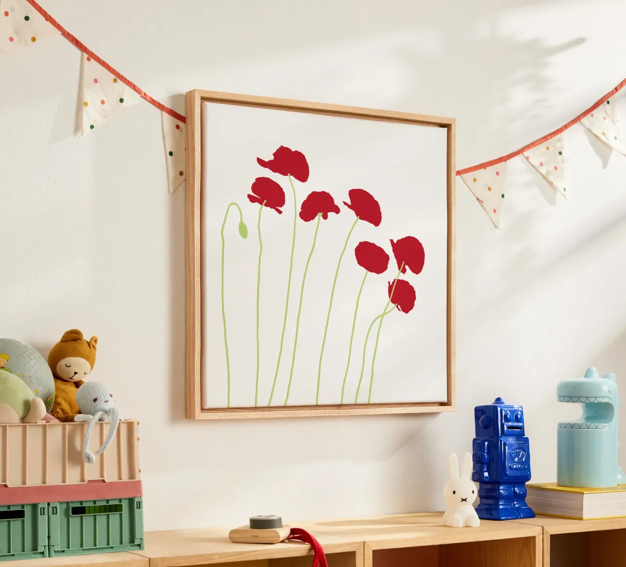 Poppy canvas by Face & Content