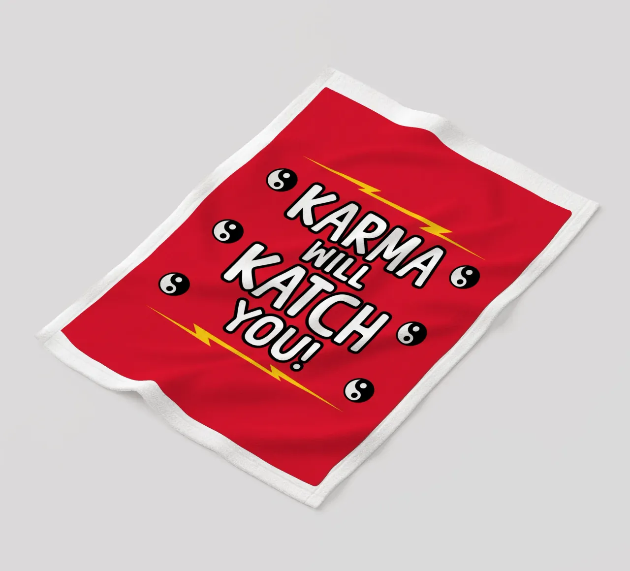 Il Karma ti catturerà coperta in pile da sillyindustries
