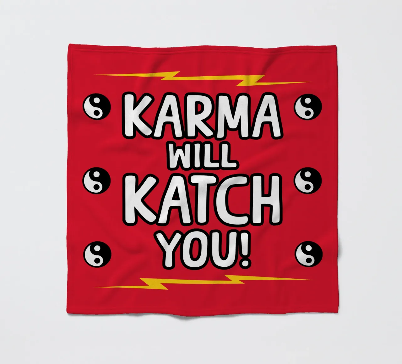 Il Karma ti catturerà coperta in pile da sillyindustries