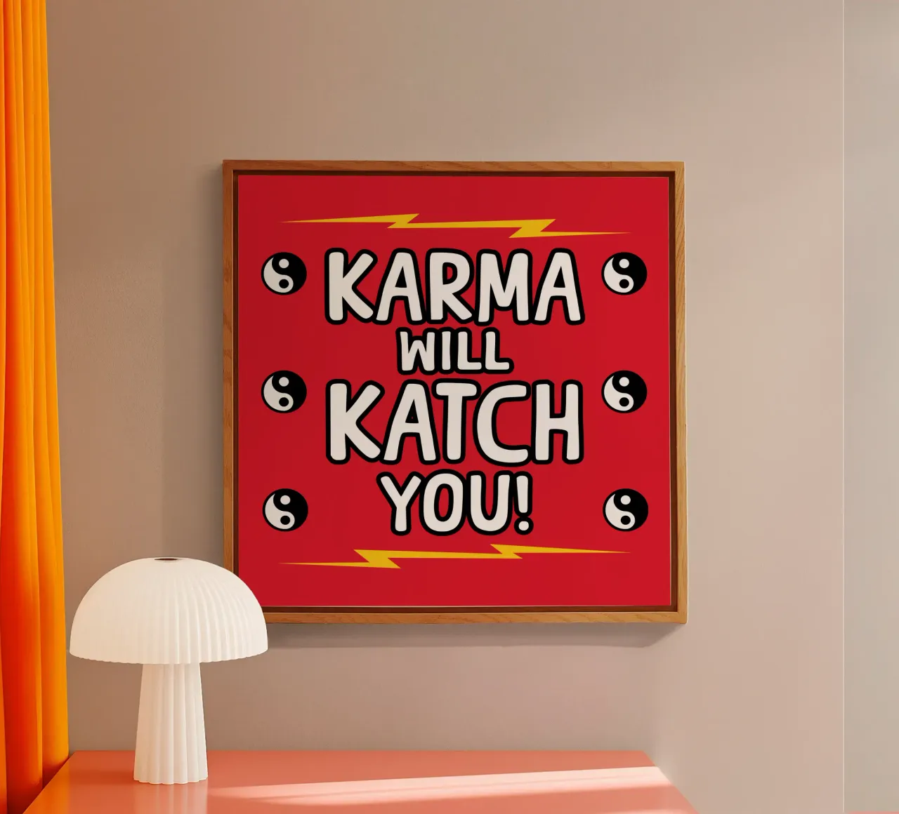 Il Karma ti catturerà plexiglass da sillyindustries